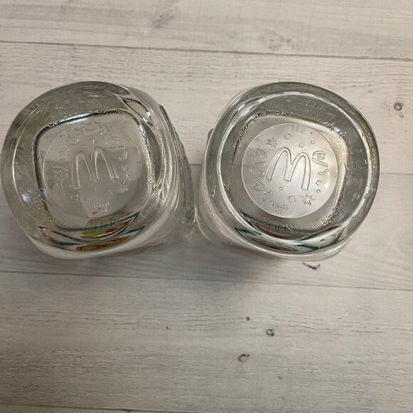 Walt Disney World Celebration McDonalds 2000 Mickey Mouse Glass Cups - Set of 2 - Picture 8 of 8